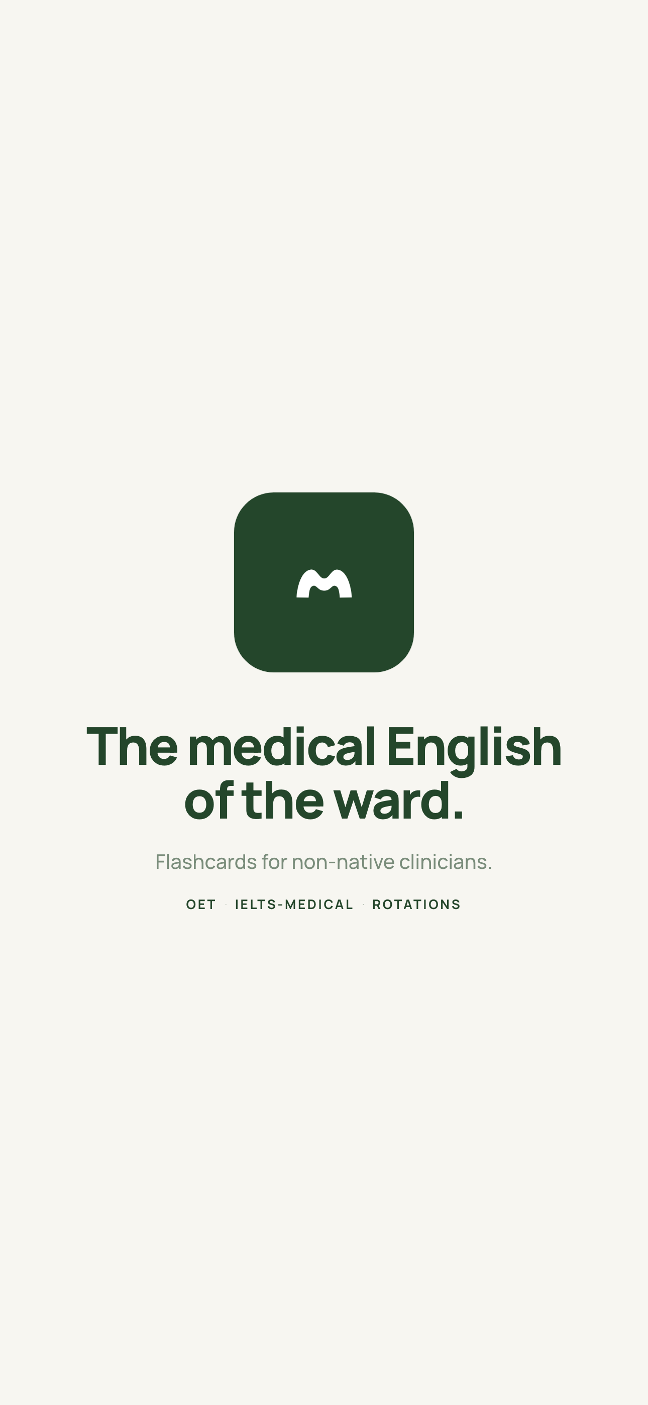 Maxmed — medical English flashcards